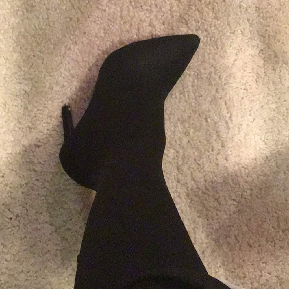 Legging Heels Connected To High Heel Pump